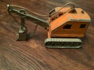 Hubley Kiddie Toy Diecast Scoop Steam Shovel Construction Vehicle 488