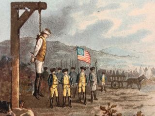 Private Postcard Patriotic Execution Hanging John Andre American Revolution