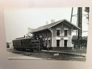 Rppc - Montezuma Ia - Rock Island Railroad Station - Train - Depot - Iowa - Poweshiek County