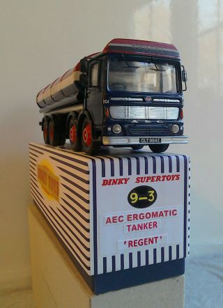 Dinky Toys By Atlas Editions & Corgi,  Aec Ergomatic Cab,  Regent Oil Tank,  Boxed
