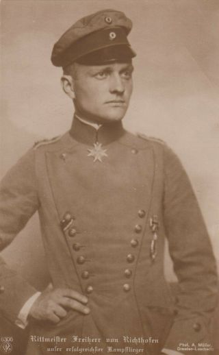 Rp: German Flying Ace Manfred Von Richthofen (the Red Baron),  1915 - 18 2