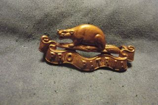 Ww I/post Ww I Cef Canadian Collar Badge To The Royal Canadian Regiment