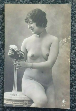 Jean Agelou Boudoir Series 1910 Nude Rppc French Postcard