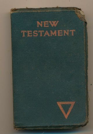 Wwi 1918 Ymca Testament National War Work Council Us Armed Service Members