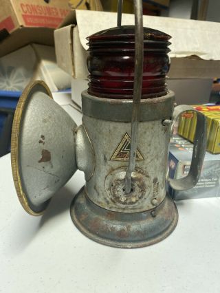 Ww1 Wwi Us U.  S.  Army Troop Train Delta Signal Light Lantern Antique Vtg Old - 13