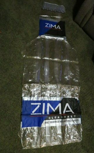 Nos Zima Advertising Air Mattress / Pool Float Inflatable Ad Blow Up