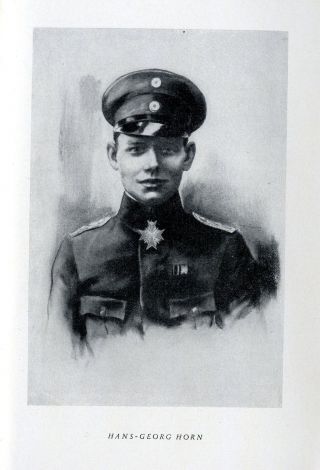 Hans - Georg Horn German Flying Hero In World War 1