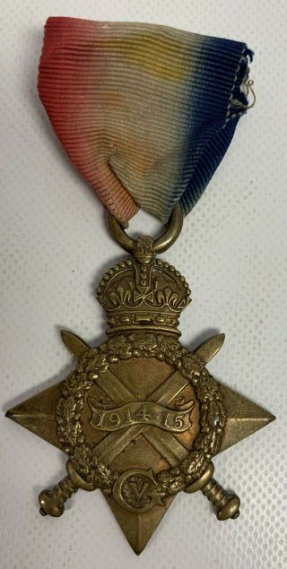 1914 - 15 Ww1 Canada Military Star Medal