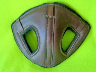 Tory Deluxe Padded Leather Horse Head Bumper Made In Usa Nr