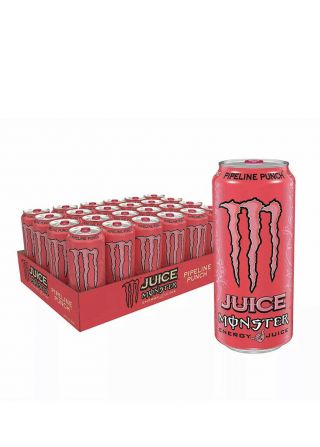 Monster Pipeline Punch 16 Oz.  Energy Juice - 24 Cans