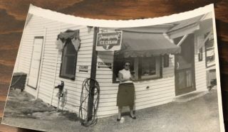 1950’s Ish - Pensupreme Ice Cream Sign Black Americana History,  Store Photo