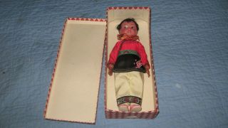 Vintage Chinese Doll People’s Republic Of China Mib Embroidered
