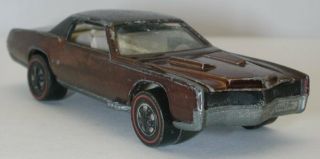 Redline Hotwheels Brown 1968 Custom Eldorado