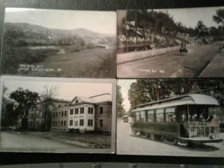 50 ONEONTA,  NY postcards,  early 1900s,  HOSPITAL,  RR,  MAIN ST,  FIRES. , 2