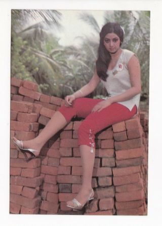 Sridevi,  Sri Devi Bollywood Postcard (ruby 41)