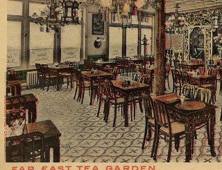 York City NYC 1918 NY Far East Tea Garden Chinese Restaurant 59th S Postcard 4