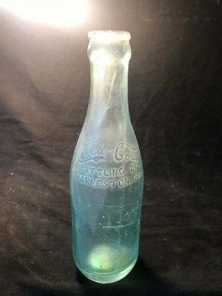Early 1900’s Coca Cola Script Straight Sided Bottle Root Charleston Sc