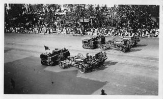 World War I Victory Parade Washington Dc Photo Tractors Pulling Guns