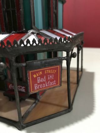 1997 Coca Cola Stained Glass Bed And Breakfast Marketed by The Franklin 3