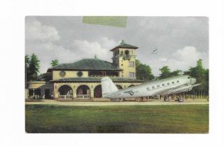 Guatamala City Airport Postcard Pan American Dc - 2