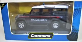 1/24 2008 Police Land Rover Defender 110 Carabinieri Italy Cararama Hongwell 90