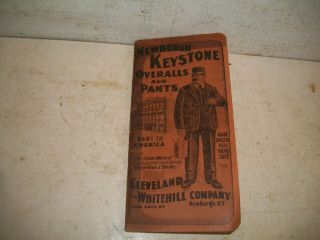 1905 Jos L Barth Co Staunton Va Keystone Overalls Pants Adv Booklet Calendar