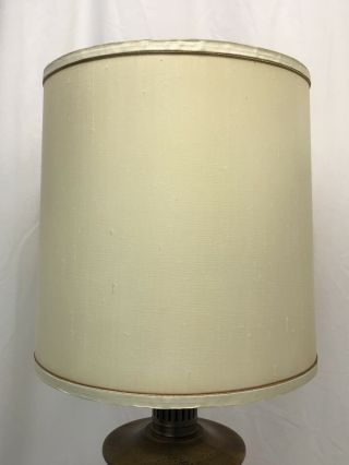 Vtg Frederick Cooper Drum Lamp Shade Table Or Floor Mid Century Modern Mcm Ivory