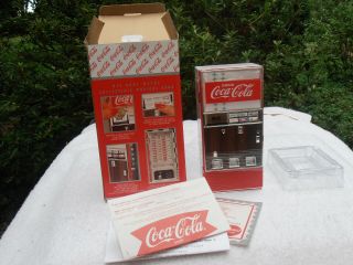 - 1994 Coca Cola " Cavalier " Coke Machine Musical Bank - With Paperwork