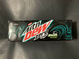 Mountain Dew Baja Blast Zero Sugar 12 Pack (12oz Cans) —