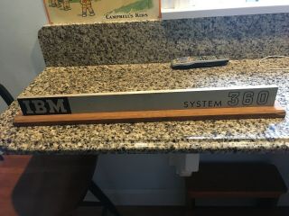 Ibm 360 Computer System Marker Sign