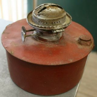 Vintage Collectible Round Metal Kerosene/oil Lantern