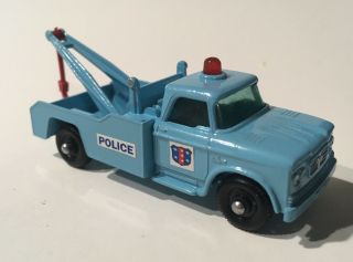 Phantom Matchbox Lesney 13 Custom Police Dodge Wreck Truck.