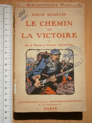 1914 1916 Wwi France War Army Book Verdun Le Chemin De La Victoire French Livre