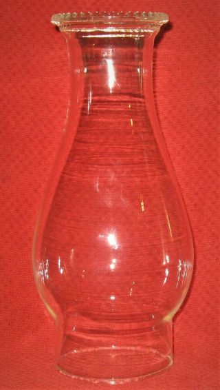 Antique Vintage Pearl Top Oil Lamp Chimney Shade Globe 3 