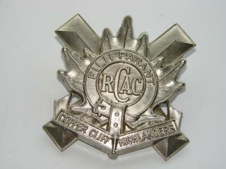 Canada Cadet Cap Badge Coppercliff Highlanders Cadet Corps No.  765 3