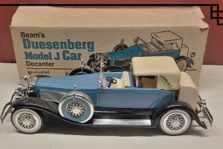 Jim Beam Decanter Duesenberg Model J Car Decanter Old Stock