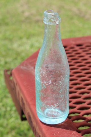 Straight Side Coca Cola Bottle Eufaula Alabama Ala AL Circle Slug Bottling 2