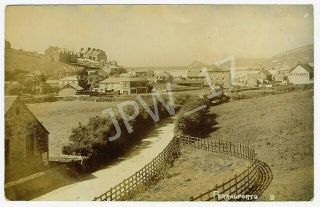 Old Real Photo Postcard: Perranporth,  Nr Newquay,  Cornwall,  Uk (govier) Rp