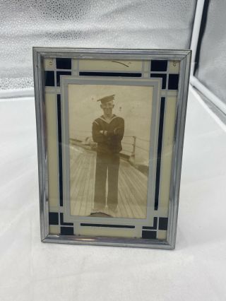 Ww1/1920s Us Navy Photo Art Deco Frame 7x5 Inch (f116