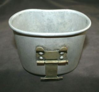 Pre Wwi Ww1 U.  S.  Army M1910 Canteen Cup With Unit Markings