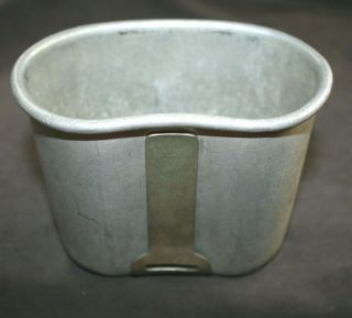 PRE WWI WW1 U.  S.  ARMY M1910 CANTEEN CUP WITH UNIT MARKINGS 2