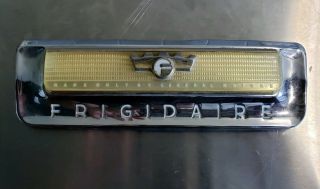 Vintage Frigidaire Refrigerator General Motors Emblem Off A 1948 Raymond Loewy