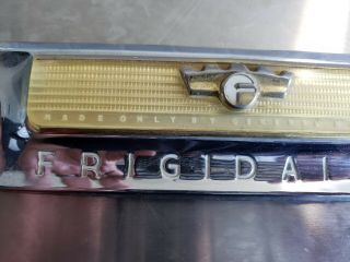 Vintage Frigidaire Refrigerator General Motors Emblem off a 1948 Raymond Loewy 2