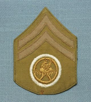 U.  S.  Army Corporal,  Motor Transport Corps Summer Chevron (unauthorized Wwi)