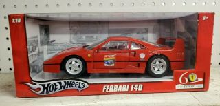 Hot Wheels Ferrari F40 60th Anniversary L2957 1:18