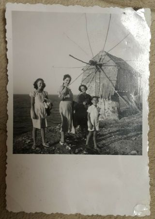 Bulgaria Burgas Region Wind Mill Windmill Real Photo 1930 