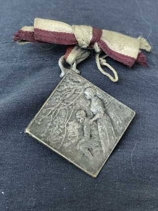 Rene Lalique Ww1 Patriotic Pin / Brooch Medal Badge