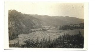 Old Real Photo Postcard Rppc White Salmon Valley Washington Farming Orchard