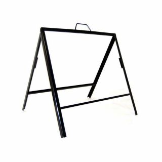 Slide In Tent Frame Signs 18 " X 24 " Folding Holder Stand Outdoor Compact Black
