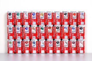 1995 Coca Cola Classic 30 Cans Set From The Usa,  Nfl Collector Series